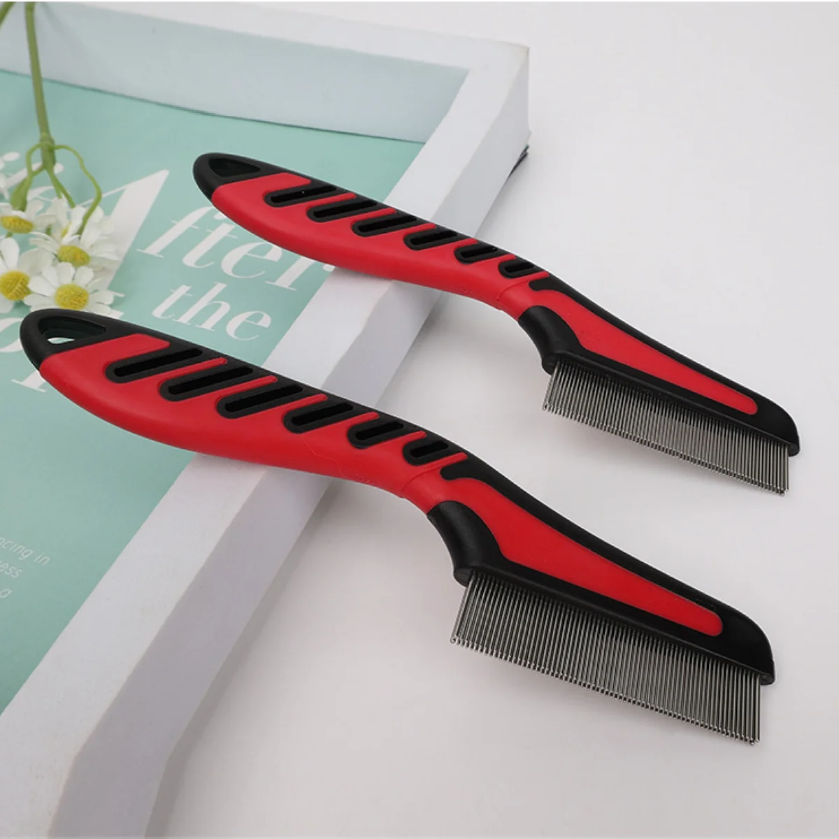 St Future Double-Layer Ultra-Fine Flea Guard Pet Comb