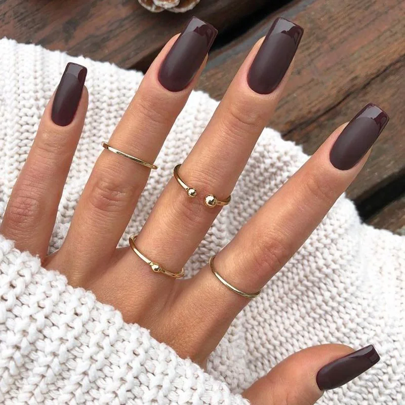 St Future Matte & Glossy Velvet-Touch Press-On Nails