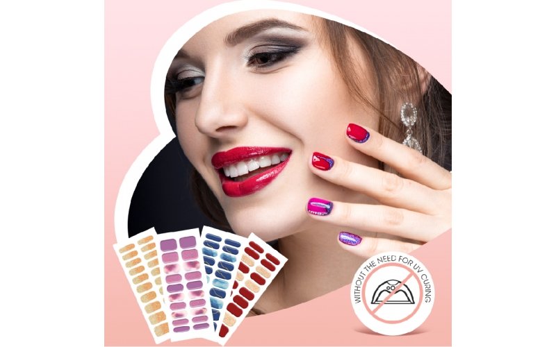 St Future No-bake gel nail sticker UV free