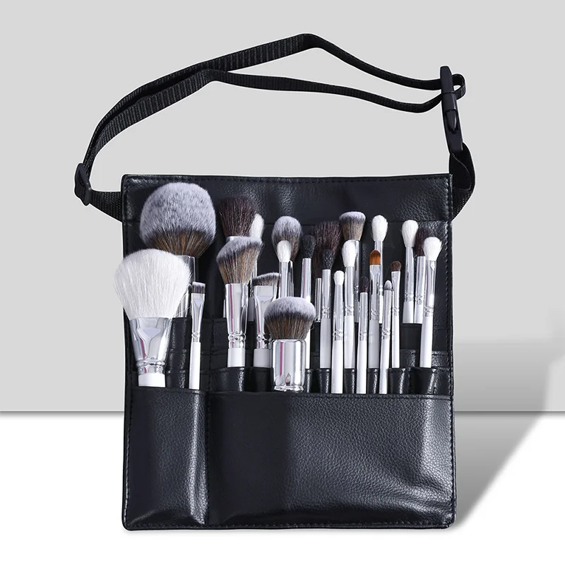 St Future Ensemble de pinceaux de maquillage blanc classique