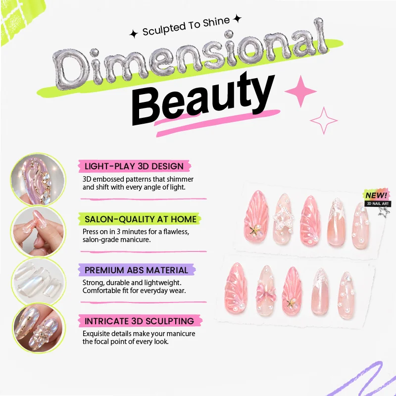 St Future Cloud Carve 3D Nail Art-Nail Stickers