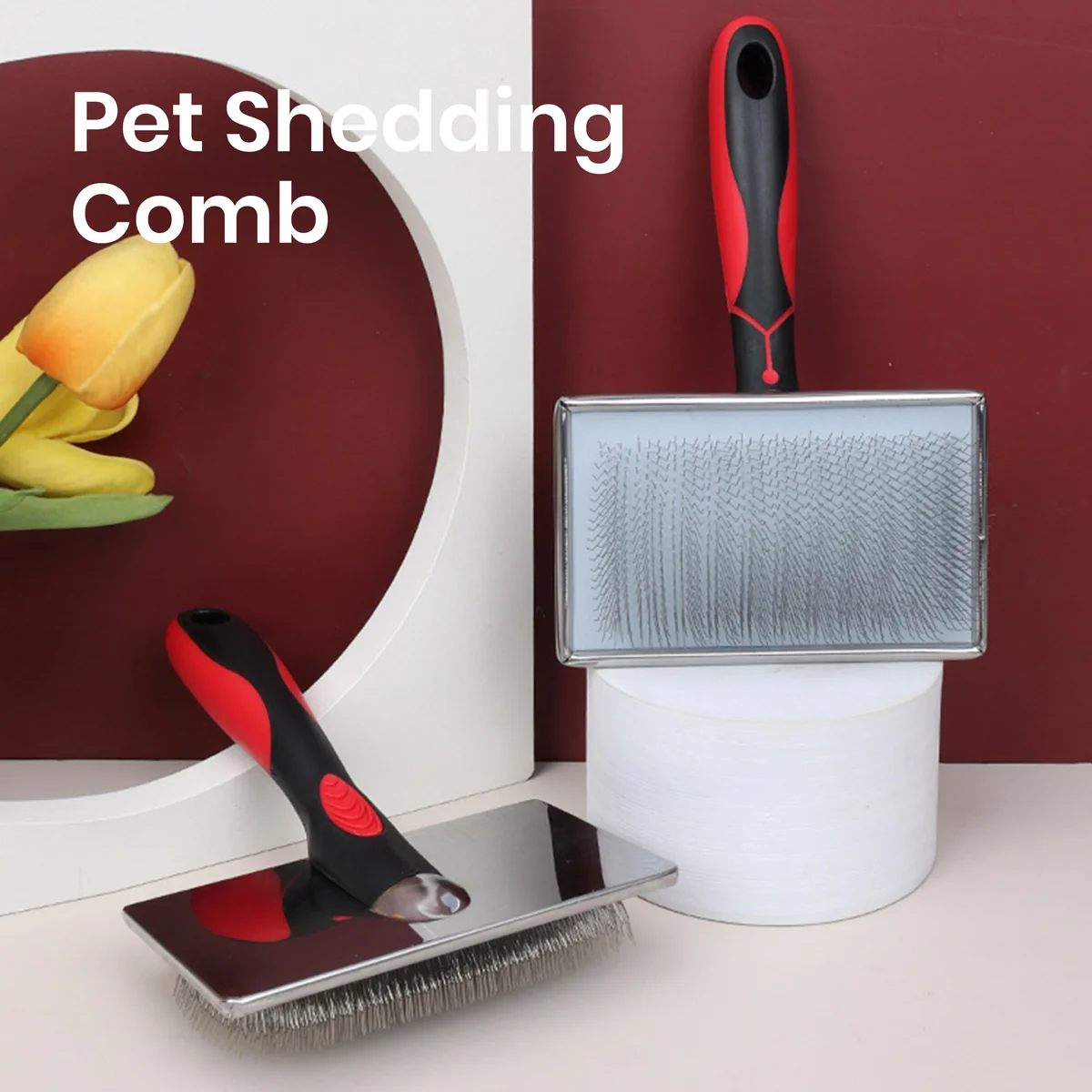 St Future Extra-Large Angled-Pin Pet Slicker Brush
