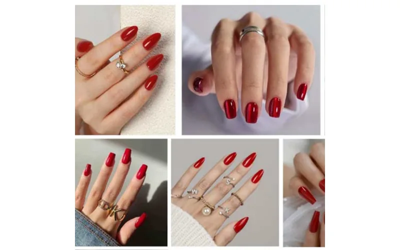 St Future Nude French Thematic Press-On Nails