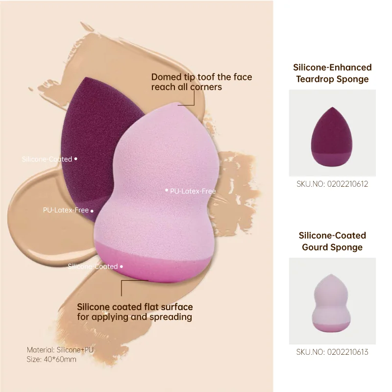 St Future Collection d'éponges de beauté mélangeuses multi-textures 3 en 1
