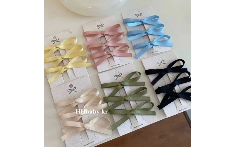 Dopamine Mini Bow Hair Clip Collection