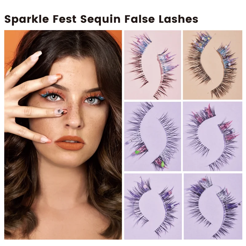 St Future Party-Ready Mixed-Color Segment Lashes