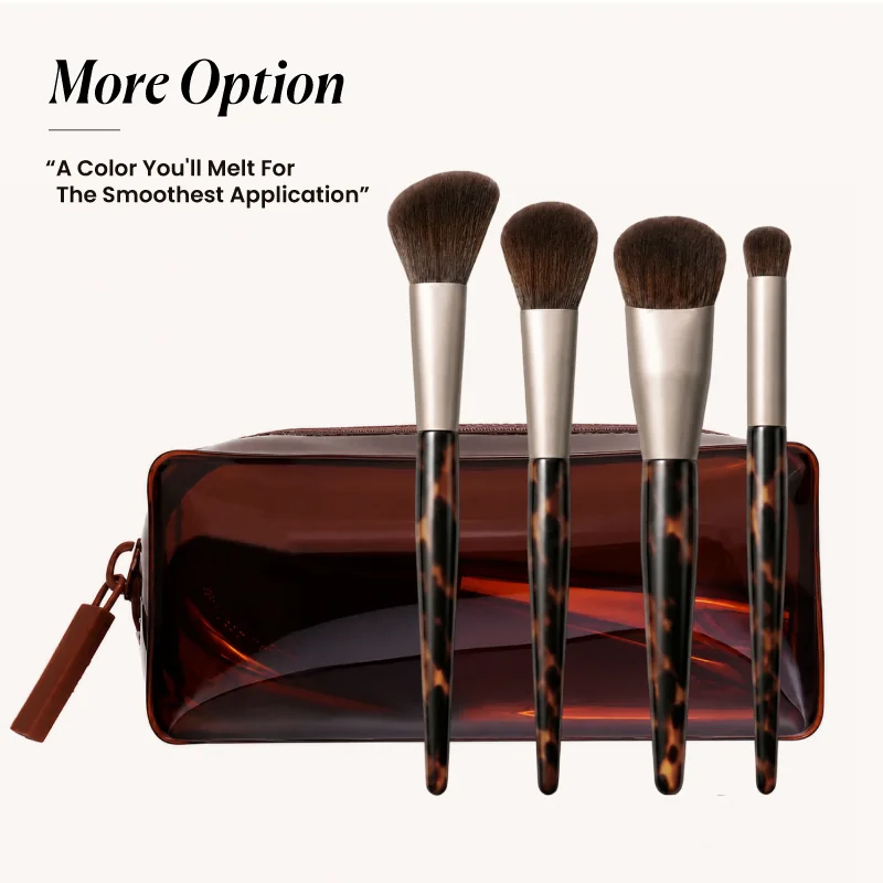 St Future Juego de brochas de maquillaje de doble punta Mist Luxe