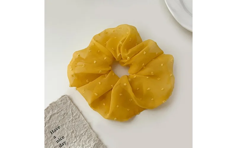 St Future Lightweight Chiffon Ponytail Scrunchie
