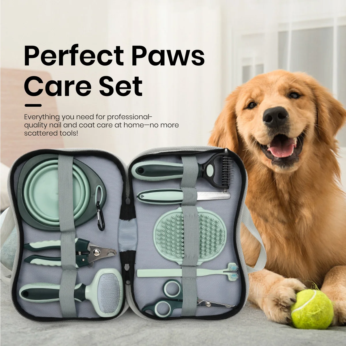 St Future Perfect Paws All-in-One Grooming Care Set