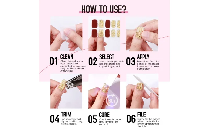 St Future Cat-Eye Semi-Cured Gel Nail Strips
