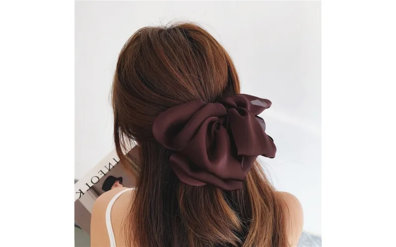 St Future Lightweight Chiffon Double-Bow Hair Clip