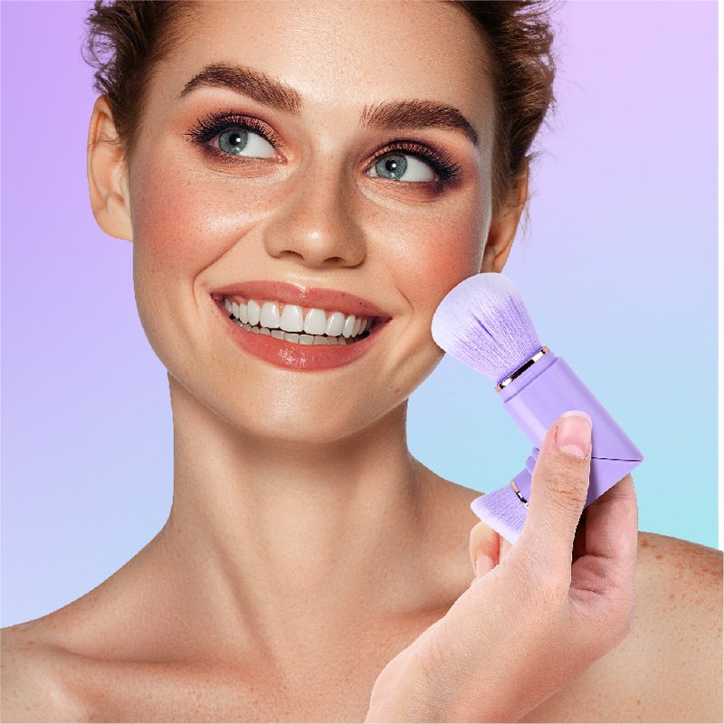 St Future 2-in-1 Retractable Cube Makeup Brush