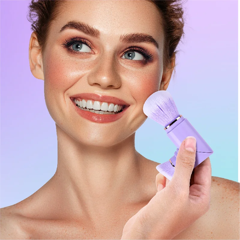 St Future 2-in-1 Retractable Cube Makeup Brush
