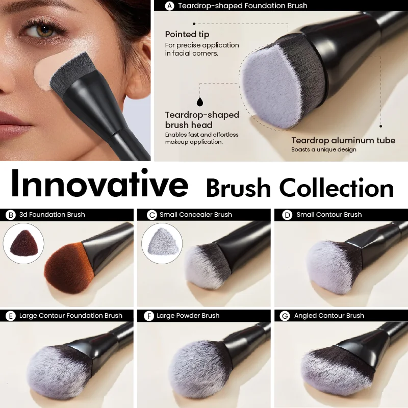 St Future 3D Design Makeup Brush Collection