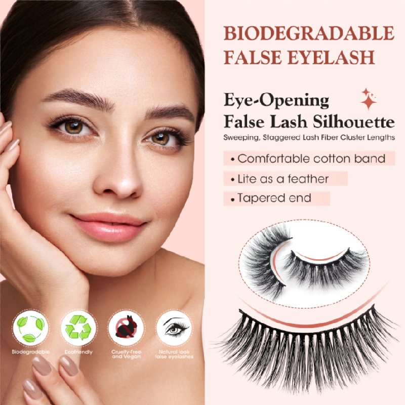 St Future Biodegradable Plant-Fiber Cluster Lashes