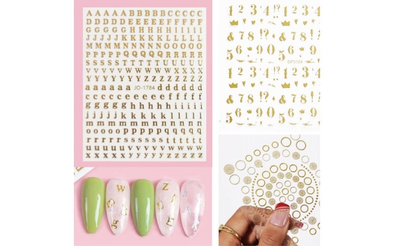 Floral Nail Art Stickers