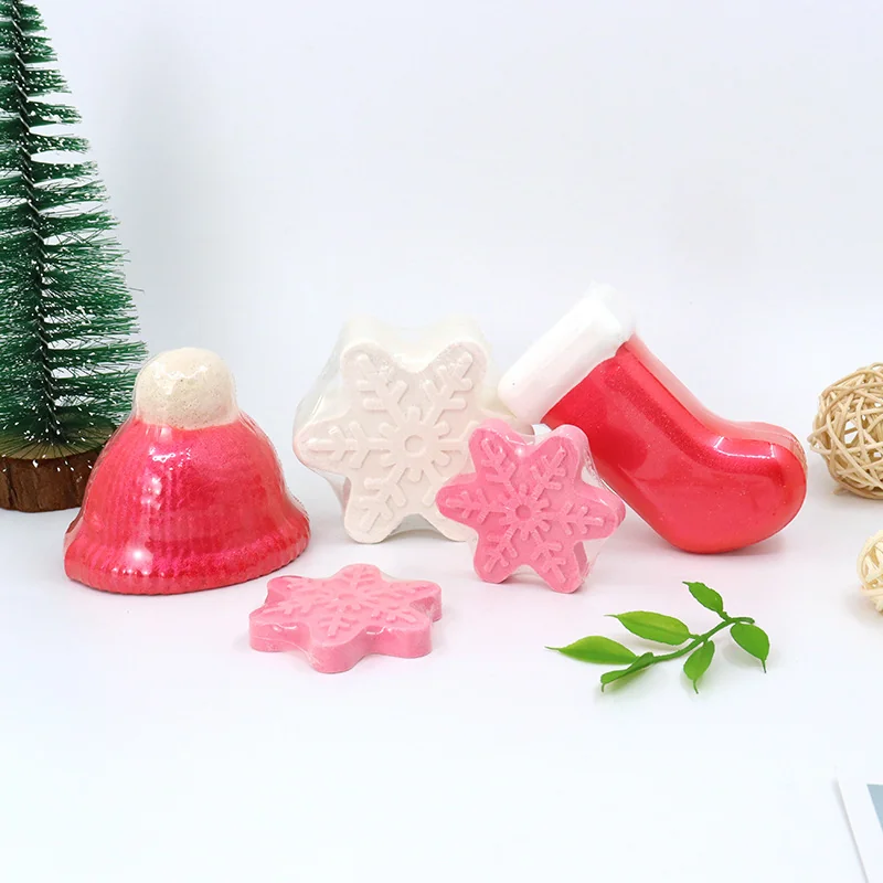Christmas-Shaped Bath Salts