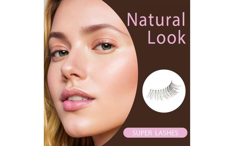 New Natural Volume Strip Lashes