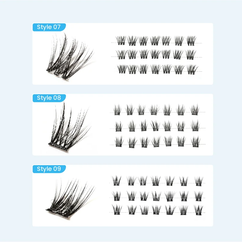 St Future All-Day Grip Dual-Layer Cluster Lashes