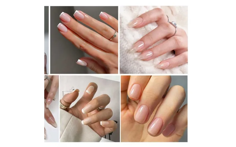 St Future Nude French Thematic Press-On Nails