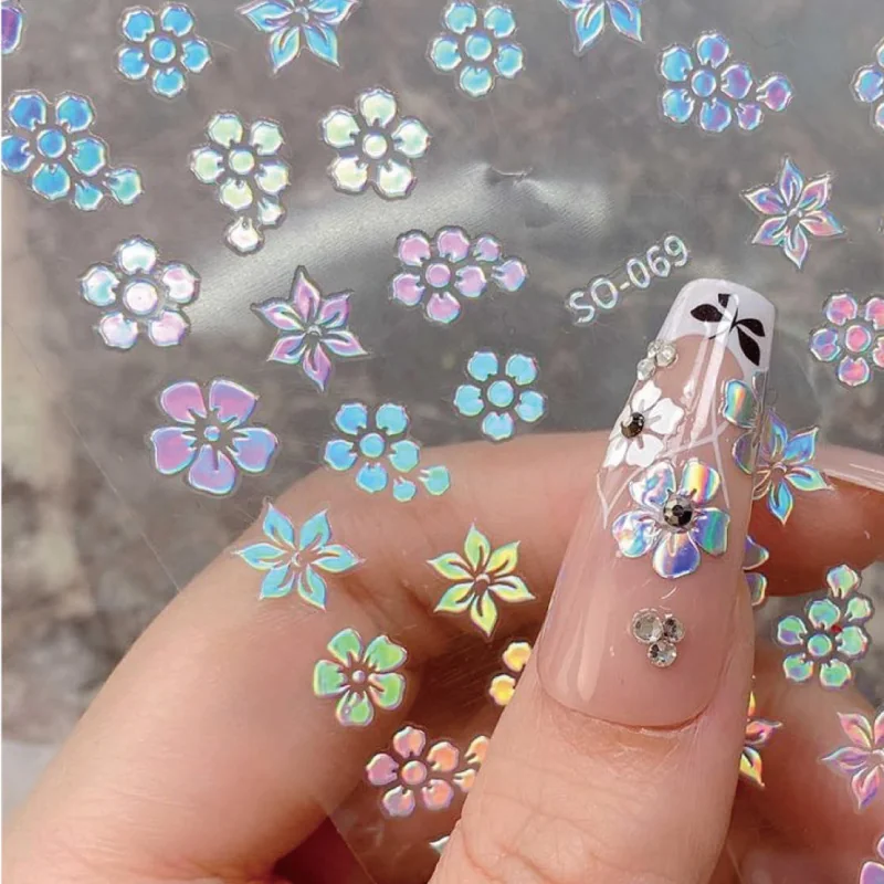 St Future Holographic Star Nail Stickers