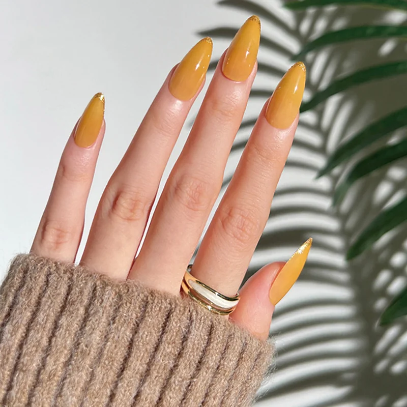 St Future Bright Color-Block Spring Press-On Nails