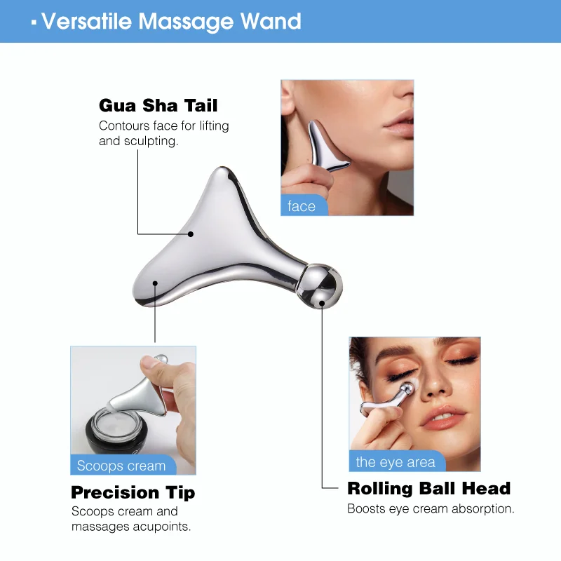 St Future Metal Massage Collection Multifuncional Massage Tool Vital Point