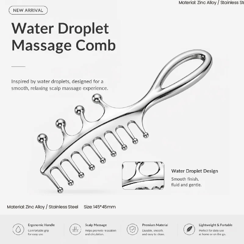 St Future Metal Scalp Massage Comb