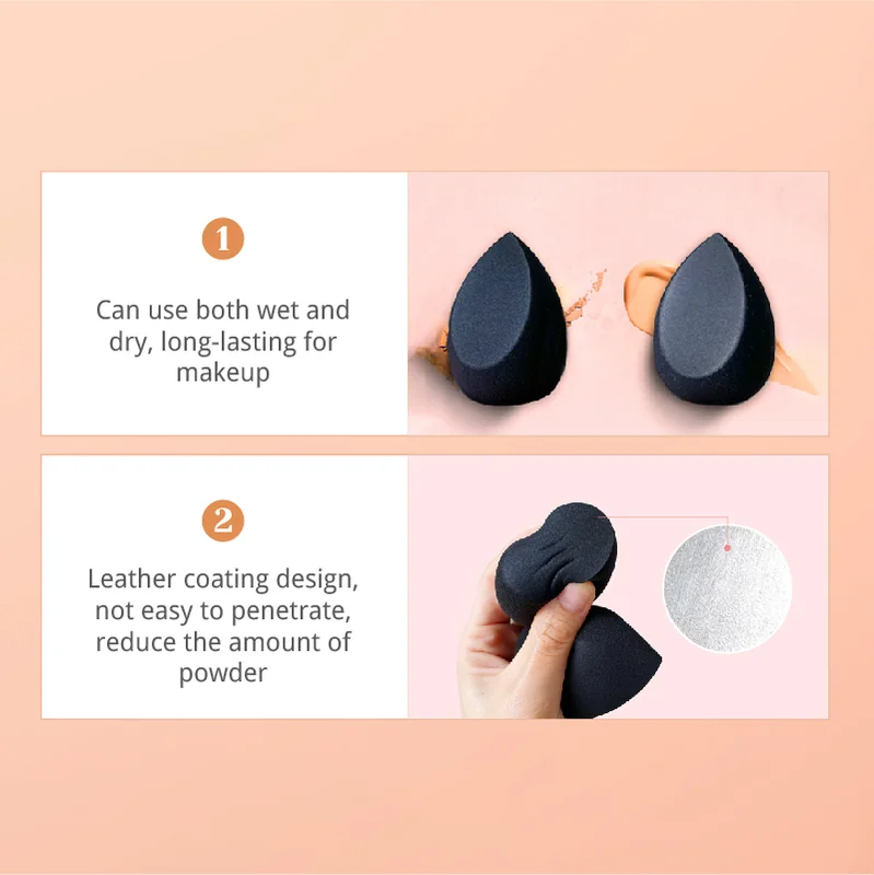 St Future Leather-Coated Makeup Sponge