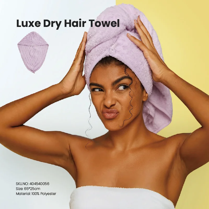St Future Luxe Dry Ultra-Absorbent Hair Towel Collection