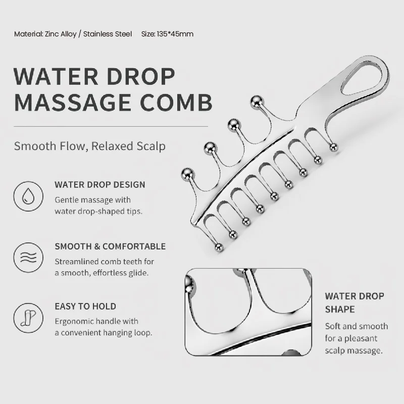 St Future Metal Scalp Massage Comb
