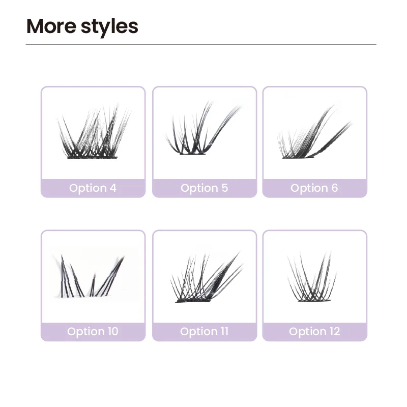 St Future Enchanted Mixed-Color Fox Segment Lashes