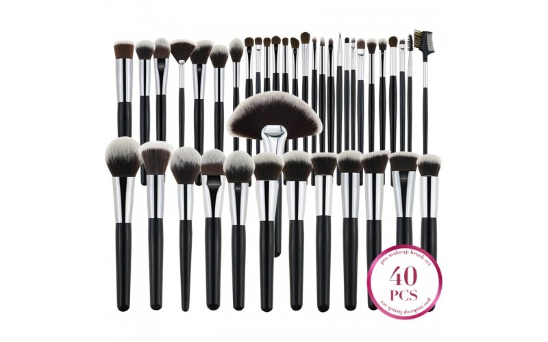 40-Piece Pro Makeup Brush Set