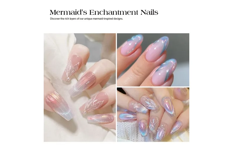 St Future Enchanted Cat-Eye Feline Glamour Press-On Nails