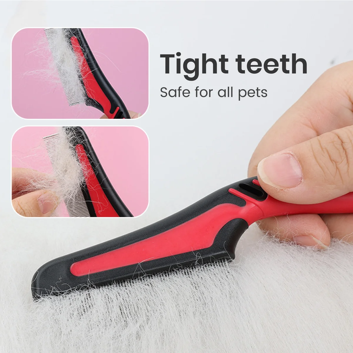 St Future Double-Layer Ultra-Fine Flea Guard Pet Comb