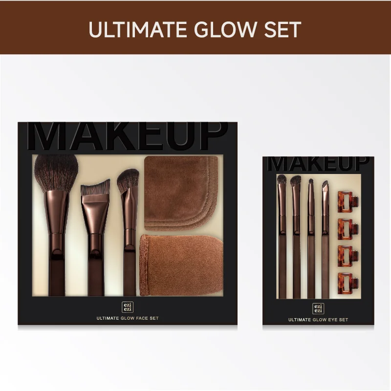 St Future Geo Smoky Grey Beauty Makeup Brush Set