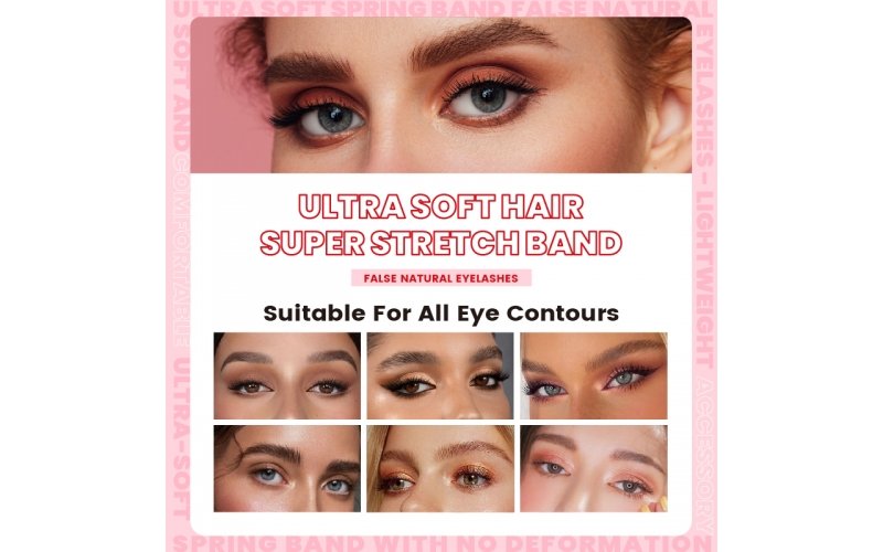 Ultra-Soft Spring-Band Strip Lashes