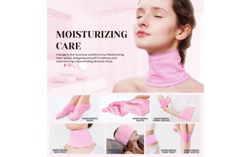 St Future SOINS HYDRATANTS chaussettes gants coudières enveloppement du cou masque pour les yeux taille enveloppement manches genoux
