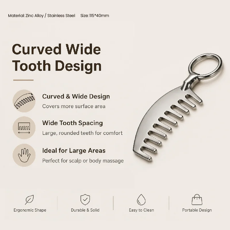 St Future Metal Scalp Massage Comb