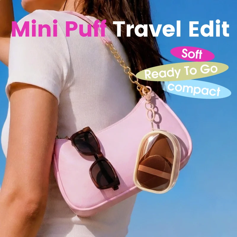 St Future Mini Double-Sided Travel Puff Set