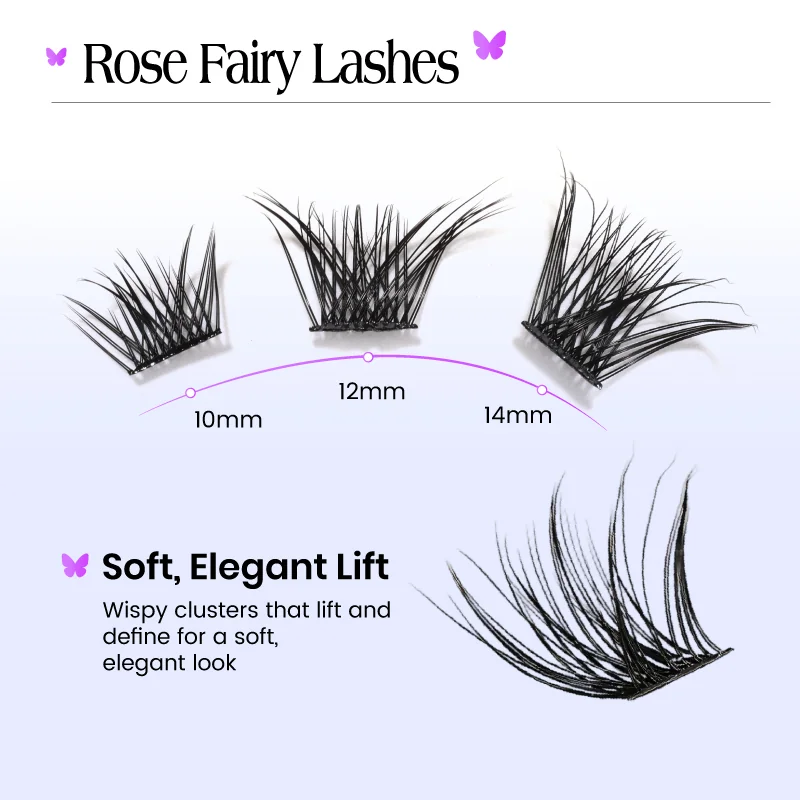 St Future Rose Fairy and Butterfly-Style Strip Lashes