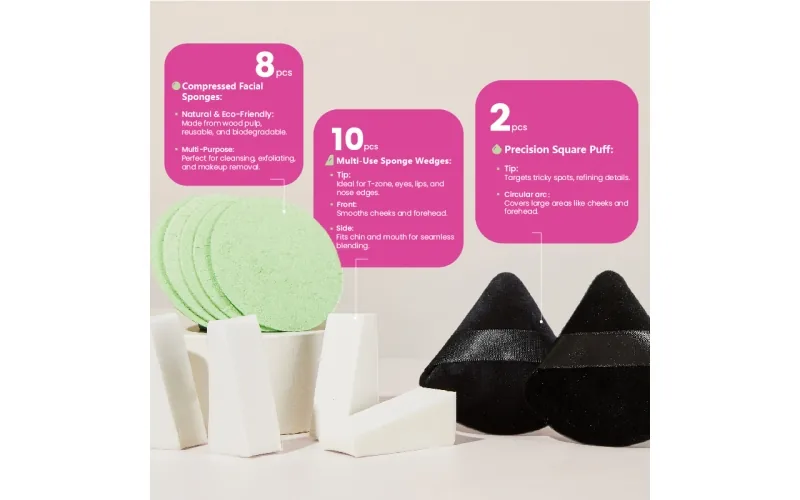 St Future Value-Pack Multi-Shape Puff Set