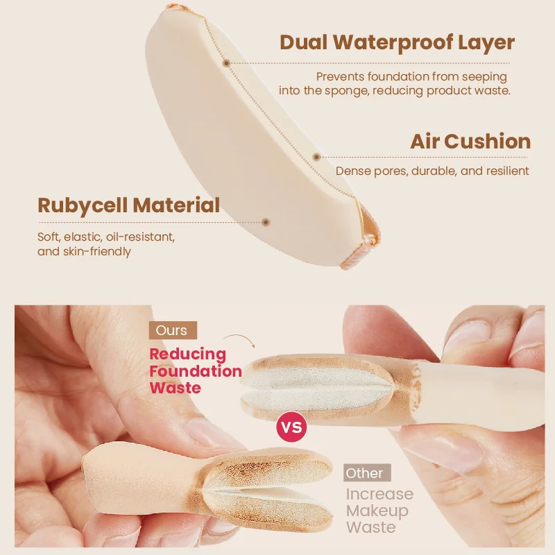 St Future Rubycell Luxe Foundation-Saving Makeup Puff