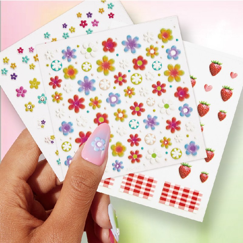 St Future Floral Nail Art Stickers