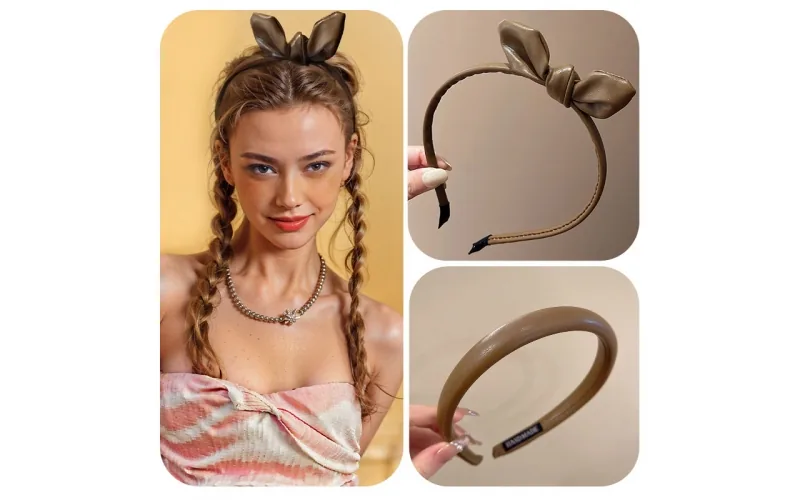 St Future PU-Leather Headband & Bow Collection