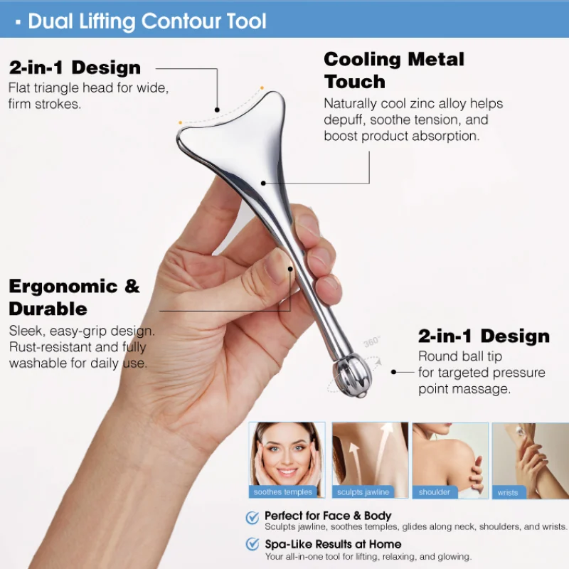 St Future Dual Lifting Metal Massage Contour Tool
