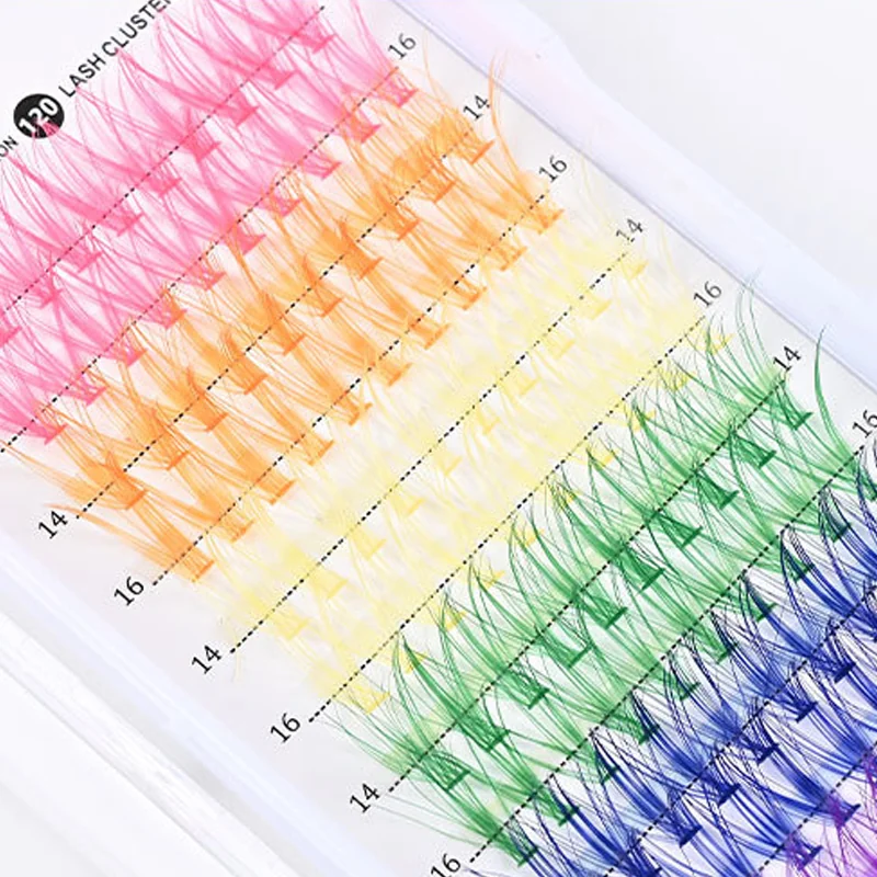 St Future Cils cluster DIY multicolores