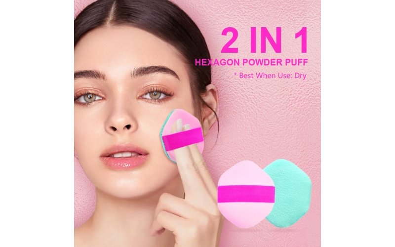 Hexagon Powder Puff