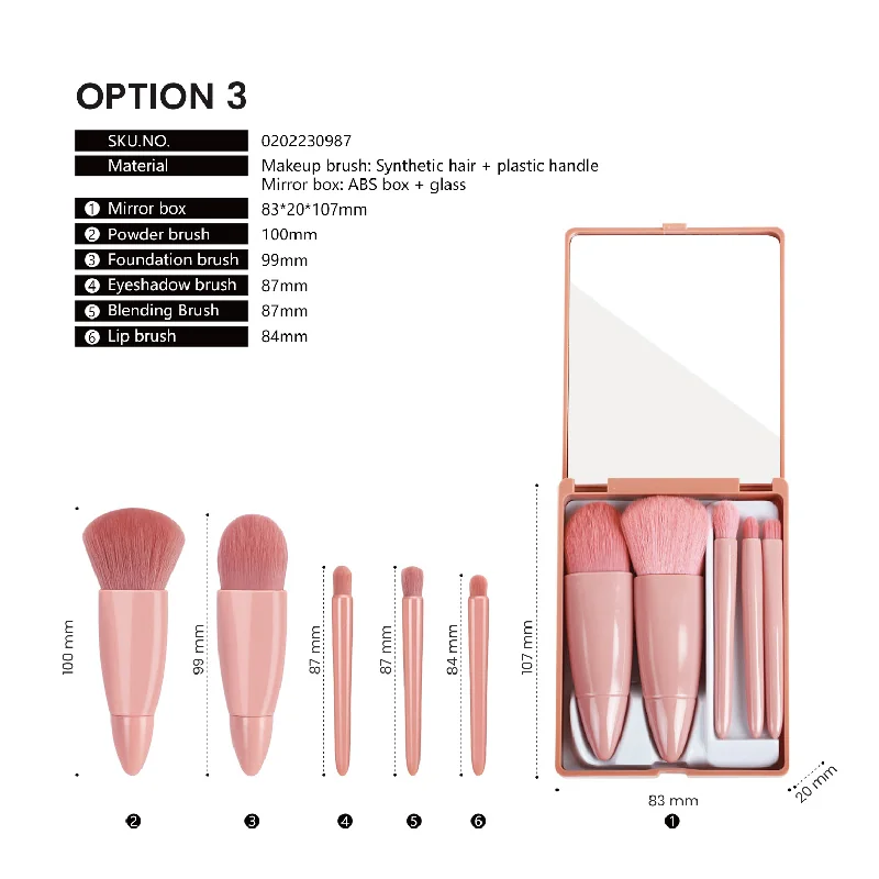 St Future On The Go Makeup Brush Set With Case