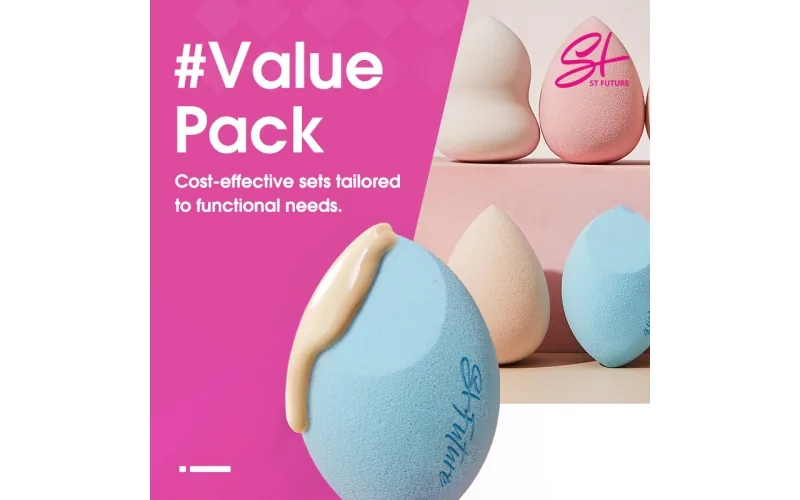St Future Value-Pack Multi-Shape Puff Set